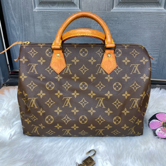AUTHENTIC!! LOUIS VUITTON SPEEDY 30 - Picture 5 of 17
